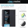 imageBee Paper  55quotx 8quot Bee Creative Watercolor Journal512inch x 8inch  30 Sheet Art Journal