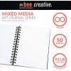 imageBee Paper  55quotx 8quot Bee Creative Watercolor Journal512inch x 8inch  50 Sheet Art Journal