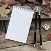 imageBee Paper Company Pen Sketchers Pad 85 by 85Inch312inch x 512inch  50 Sheet Wire Bound Pad