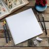 imageBee Paper Company Pen Sketchers Pad 85 by 85Inch812inch x 812inch  50 Sheet Wire Bound Pad