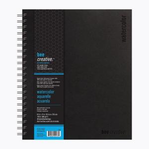 imageBee Paper  55quotx 8quot Bee Creative Watercolor Journal812inch x 11inch  30 Sheet Art Journal