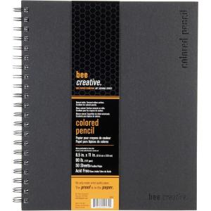 imageBee Paper  55quotx 8quot Bee Creative Watercolor Journal812inch x 11inch  50 Sheet Art Journal