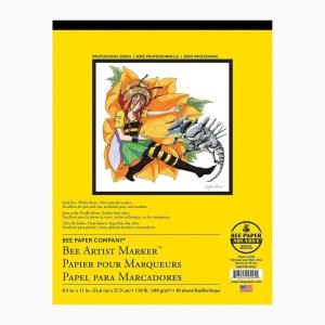 imageBee Paper Company 926T308511 Bleedproof Marker Pad 812Inch by 11Inch11inch x 14inch  50 Sheet Pack