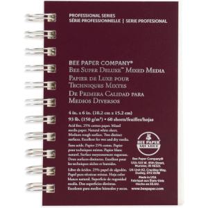 imageBee Paper Company Super Deluxe Sketch Paper 9 by 12Inch 100 Sheets per Pack4inch x 6inch  60 Sheet Wire Bound Pad