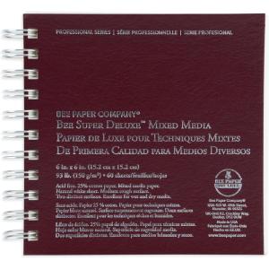 imageBee Paper Company Super Deluxe Sketch Paper 9 by 12Inch 100 Sheets per Pack6inch x 6inch  60 Sheet Wire Bound Pad