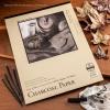 imageBee Paper  11quotx 14quot Charcoal Paper Sketch Pad 25 Sheets11inch x 14inch  25 Sheet Tape Bound Pad