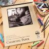 imageBee Paper  11quotx 14quot Charcoal Paper Sketch Pad 25 Sheets11inch x 14inch  25 Sheet Tape Bound Pad