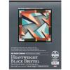 imageBee Paper Black Bristol Pad 11quot14quot9inch x 12inch  12 Sheet Tape Bound Pad