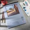 imageBee Paper Cold Press 90 Pound Watercolor Paper Pad 9Inch by 12Inch140 lb  11inch x 15inch  15 Sheet Tape Bound Pad