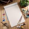 imageBee Paper Cold Press 90 Pound Watercolor Paper Pad 9Inch by 12Inch140 lb  11inch x 15inch  15 Sheet Tape Bound Pad
