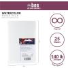 imageBee Paper Company Watercolor Paper 100 Cotton Roll6inch x 9inch  50 Sheet Pack