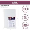 imageBee Paper Company Watercolor Paper 100 Cotton Roll6inch x 9inch  50 Sheet Pack