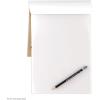 imageBee Paper  11quotx 14quot Gateway Deluxe Tracing Vellum Paper Pad 25 Sheets9inch x 12inch  25 Sheet Tape Bound Pad