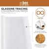 imageBee Paper  24quot x 20 Yards White Glassine Tracing Roll