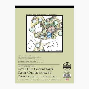 imageBee Paper  11quotx 14quot Bleed Proof Extra Fine Tracing Paper Pad 50 Sheets9inch x 12inch  100 Sheet Pack
