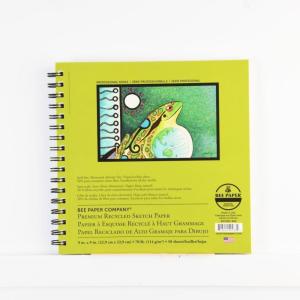 imageBee Paper  55quotx 85quot Premium Recycled Sketching Paper Pad 50 Sheets11inch x 14inch  50 Sheet Wire Bound Pad