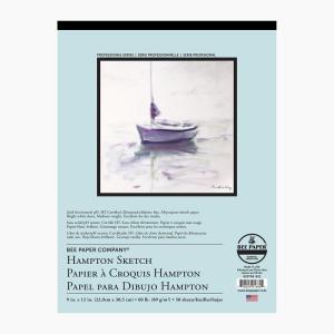 imageBee Paper Hampton Sketch Pad 18Inch by 24Inch14inch x 17inch  50 Sheet Tape Bound Pad